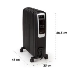 Thermaxx Noir Ölradiator 2500W 10-30° C 24h-Timer Fernbedienung 17 Thermaxx Noir Ölradiator 2500W 10-30° C 24h-Timer Fernbedienung -Klarstein 10034253 yy 0008 logo Klarstein Thermaxx Noir oelradiator schwarz