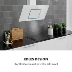 Sofia 90 Dunstabzugshaube Kopffrei 300 M³/h Touch-Control Glasfront -Klarstein 10034261 de 0002 logo