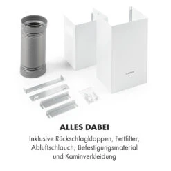 Sofia 90 Dunstabzugshaube Kopffrei 300 M³/h Touch-Control Glasfront -Klarstein 10034261 de 0008 logo