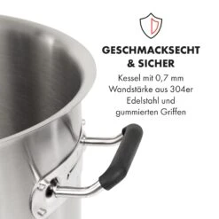 Brauheld Pur 25 Maischekessel 25 Liter Ohne Heizelement Edelstahl 15 Brauheld Pur 25 Maischekessel 25 Liter Ohne Heizelement Edelstahl -Klarstein 10034266 de 0006 logo