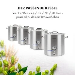 Brauheld Pur 25 Maischekessel 25 Liter Ohne Heizelement Edelstahl 16 Brauheld Pur 25 Maischekessel 25 Liter Ohne Heizelement Edelstahl -Klarstein 10034266 de 0007 logo