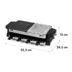 Sirloin Raclette 1500W Aluminium / Stein 8 Personen Kontroll-LED 17 Sirloin Raclette 1500W Aluminium / Stein 8 Personen Kontroll-LED -Klarstein 10034275 yy 0008 logo Klarstein Sirloin Raclette 1500W