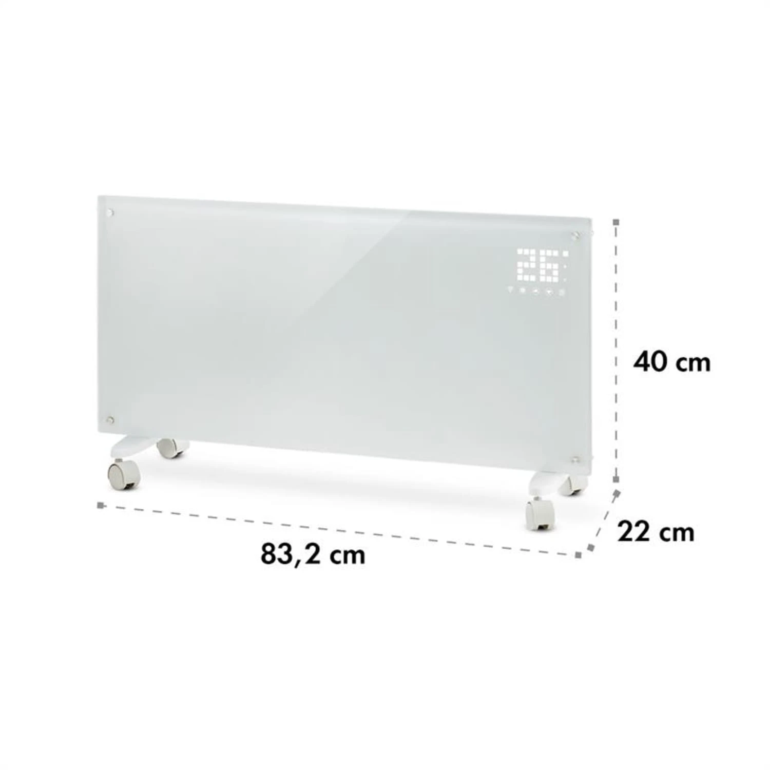 Bornholm Smart Konvektions-Heizgerät | 2000 W | SmartHeat Design: WiFi-Verbindung | LED-Display | 24-h-Timer | 2 Heizstufen: 1000 / 2000 W | IP24: Spritzwassergeschützt | Fernbedienung | Standgerät 11 Bornholm Smart Konvektions-Heizgerät | 2000 W | SmartHeat Design: WiFi-Verbindung | LED-Display | 24-h-Timer | 2 Heizstufen: 1000 / 2000 W | IP24: Spritzwassergeschützt | Fernbedienung | Standgerät – Bild 9