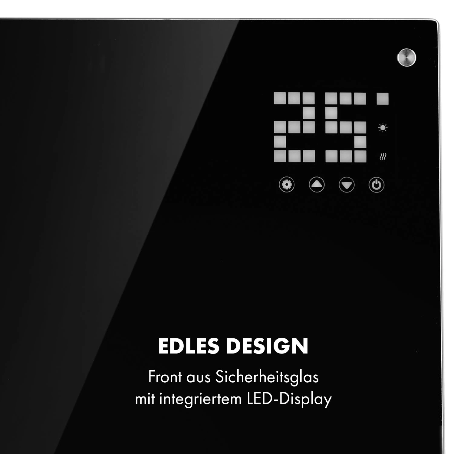 Bornholm Smart Konvektions-Heizgerät | 2000 W | SmartHeat Design: WiFi-Verbindung | LED-Display | 24-h-Timer | 2 Heizstufen: 1000 / 2000 W | IP24: Spritzwassergeschützt | Fernbedienung | Standgerät 8 Bornholm Smart Konvektions-Heizgerät | 2000 W | SmartHeat Design: WiFi-Verbindung | LED-Display | 24-h-Timer | 2 Heizstufen: 1000 / 2000 W | IP24: Spritzwassergeschützt | Fernbedienung | Standgerät – Bild 6