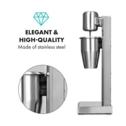Kraftpaket Milchshake-Mixer Proteinshake 80W Edelstahl Silber 17 Kraftpaket Milchshake-Mixer Proteinshake 80W Edelstahl Silber -Klarstein 10034456 yy 0007 logo Klarstein Kraftpaket Pro Milchshake Mixer 80W