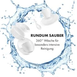 Azuria Geschirrspülmaschine 1380W 6,5L 6 Gedecke Schwarze Glasfront 19 Azuria Geschirrspülmaschine 1380W 6,5L 6 Gedecke Schwarze Glasfront -Klarstein 10034510 de 0006 logo