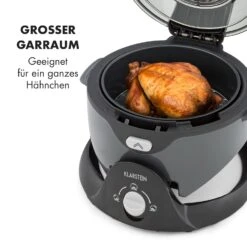 VitAir Pommesmaster Heißluftfritteuse 360° 1400W 50-240°C Timer 19 VitAir Pommesmaster Heißluftfritteuse 360° 1400W 50-240°C Timer -Klarstein 10034529 de 0007 logo