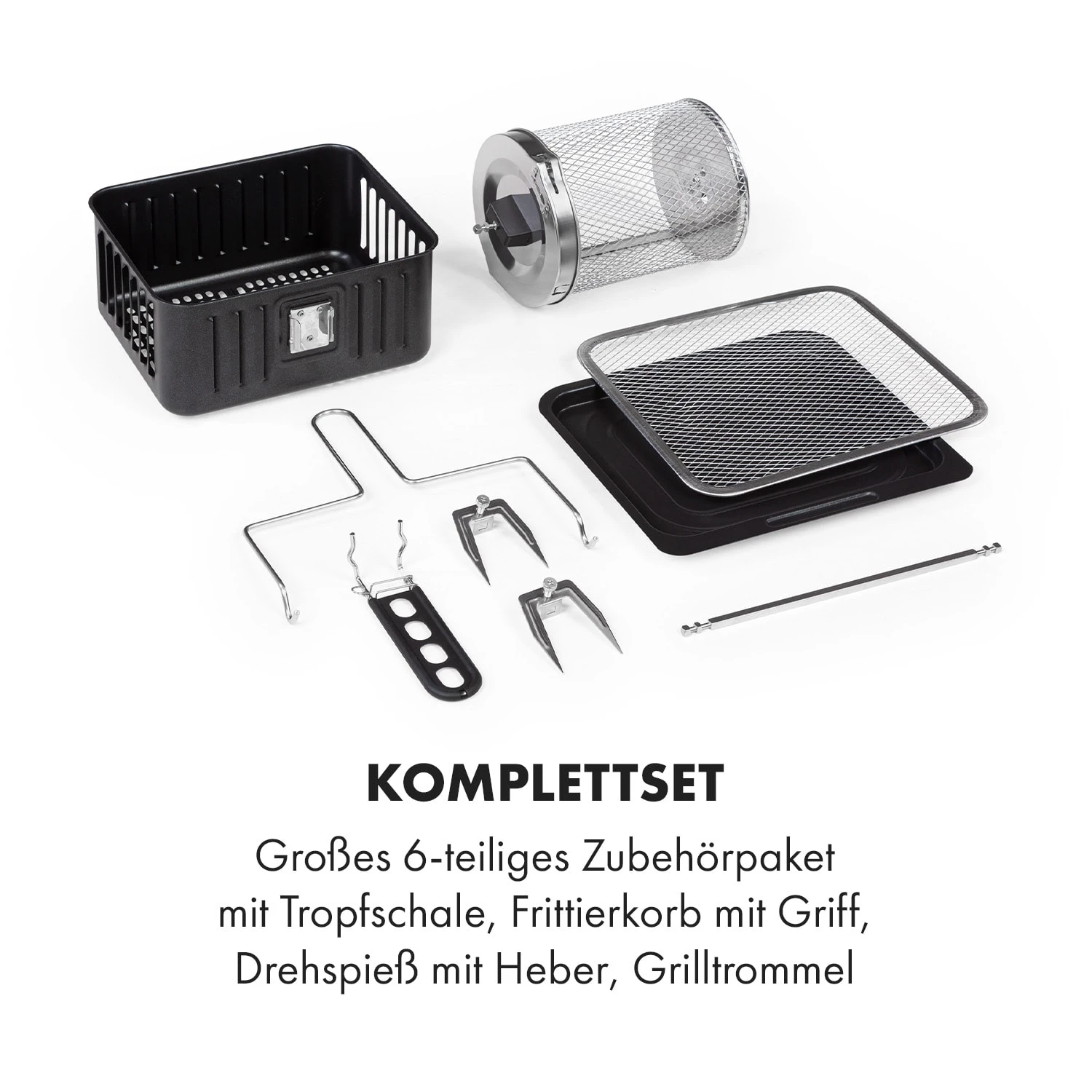 AeroVital Fry Heißluftfritteuse 1500W 10l Timer 9 Programme 10 AeroVital Fry Heißluftfritteuse 1500W 10l Timer 9 Programme – Bild 8