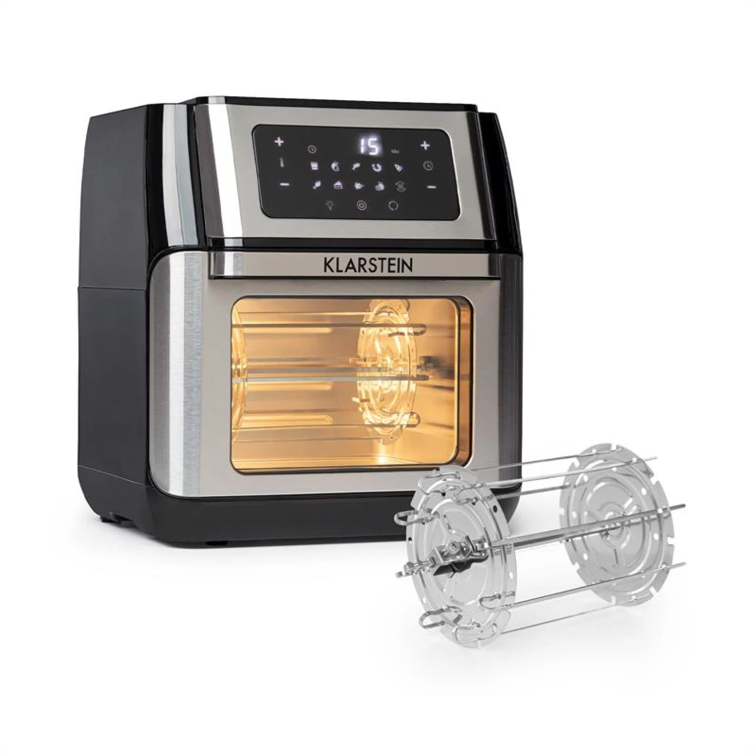 AeroVital Fry Kebab-Set | Zubehör | Edelstahl | 8 Spieße | Silber 4 AeroVital Fry Kebab-Set | Zubehör | Edelstahl | 8 Spieße | Silber – Bild 2