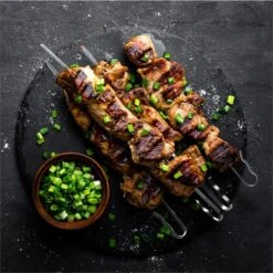 AeroVital Fry Kebab-Set | Zubehör | Edelstahl | 8 Spieße | Silber 7 AeroVital Fry Kebab-Set | Zubehör | Edelstahl | 8 Spieße | Silber -Klarstein 10034577 yy 0003 ambient Klarstein AeroVital Fry Kebab Set