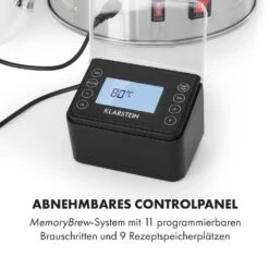 Brauheld Pro Maischekessel 2500W 30L 30-100°C Umwälzpumpe Edelstahl 12 Brauheld Pro Maischekessel 2500W 30L 30-100°C Umwälzpumpe Edelstahl -Klarstein 10034586 de 0003 logo