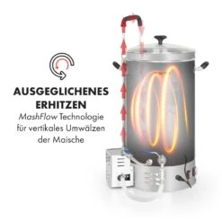 Brauheld Pro Maischekessel 2500W 30L 30-100°C Umwälzpumpe Edelstahl 13 Brauheld Pro Maischekessel 2500W 30L 30-100°C Umwälzpumpe Edelstahl -Klarstein 10034586 de 0004 logo