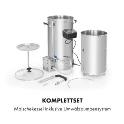 Brauheld Pro Maischekessel 2500W 30L 30-100°C Umwälzpumpe Edelstahl 15 Brauheld Pro Maischekessel 2500W 30L 30-100°C Umwälzpumpe Edelstahl -Klarstein 10034586 de 0006 logo