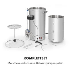 Brauheld Pro Maischekessel 2500W 35L 30-100°C Umwälzpumpe Edelstahl 16 Brauheld Pro Maischekessel 2500W 35L 30-100°C Umwälzpumpe Edelstahl -Klarstein 10034587 de 0006 logo