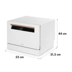 Lagoona Geschirrspülmaschine 1380W 6,5L 6 Gedecke Touch 24 Lagoona Geschirrspülmaschine 1380W 6,5L 6 Gedecke Touch -Klarstein 10034631 yy 0011 logo Klarstein Lagoona Geschirrspuelmaschine weiss