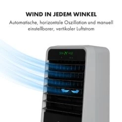 Townhouse 3-in-1 Luftkühler 396 M³/h 7 Liter Fernbedienung Mobil 15 Townhouse 3-in-1 Luftkühler 396 M³/h 7 Liter Fernbedienung Mobil -Klarstein 10034642 de 0005 logo