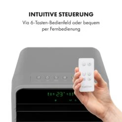 Townhouse 3-in-1 Luftkühler 396 M³/h 7 Liter Fernbedienung Mobil 17 Townhouse 3-in-1 Luftkühler 396 M³/h 7 Liter Fernbedienung Mobil -Klarstein 10034642 de 0007 logo