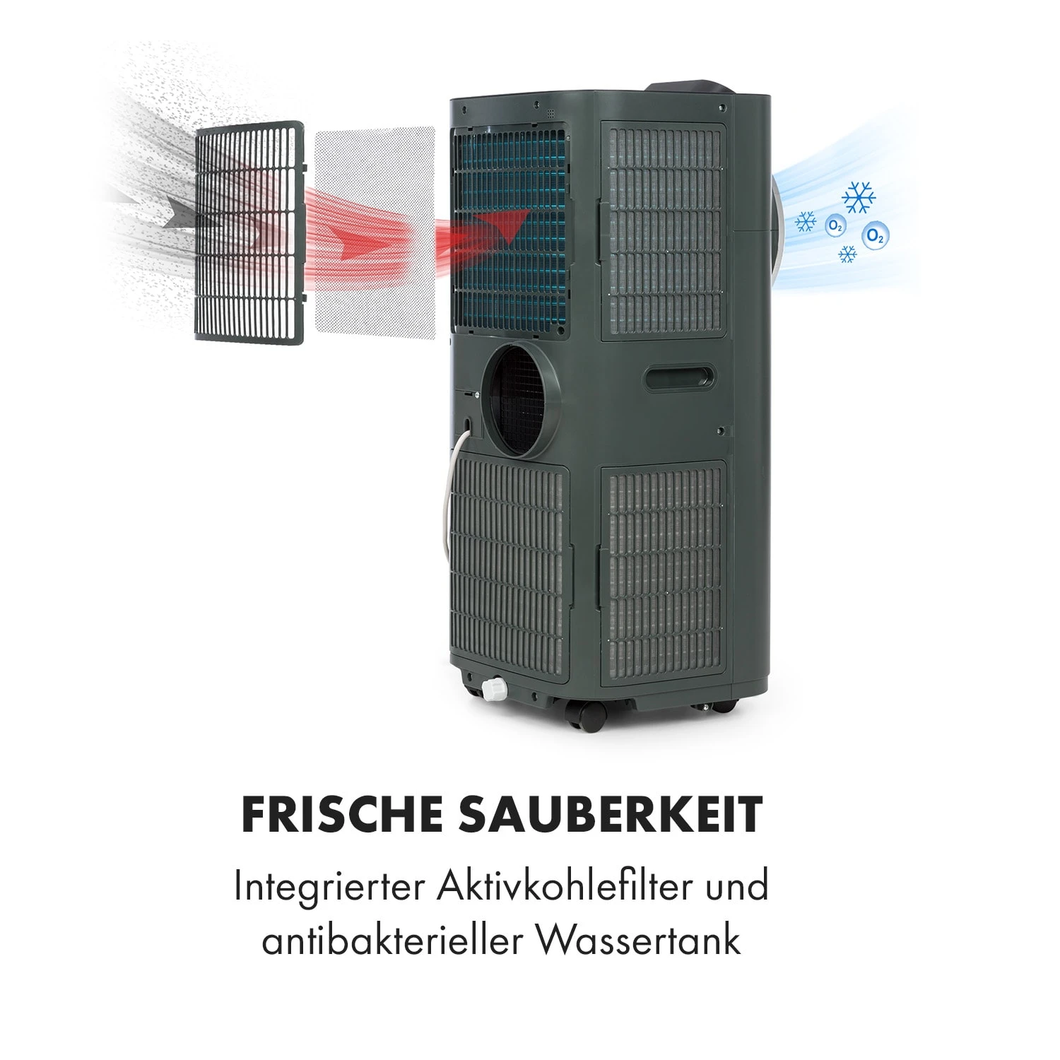 Klarstein Kraftwerk Smart 12K Klimaanlage 3-in-1 12000 BTU App 9 Klarstein Kraftwerk Smart 12K Klimaanlage 3-in-1 12000 BTU App – Bild 7