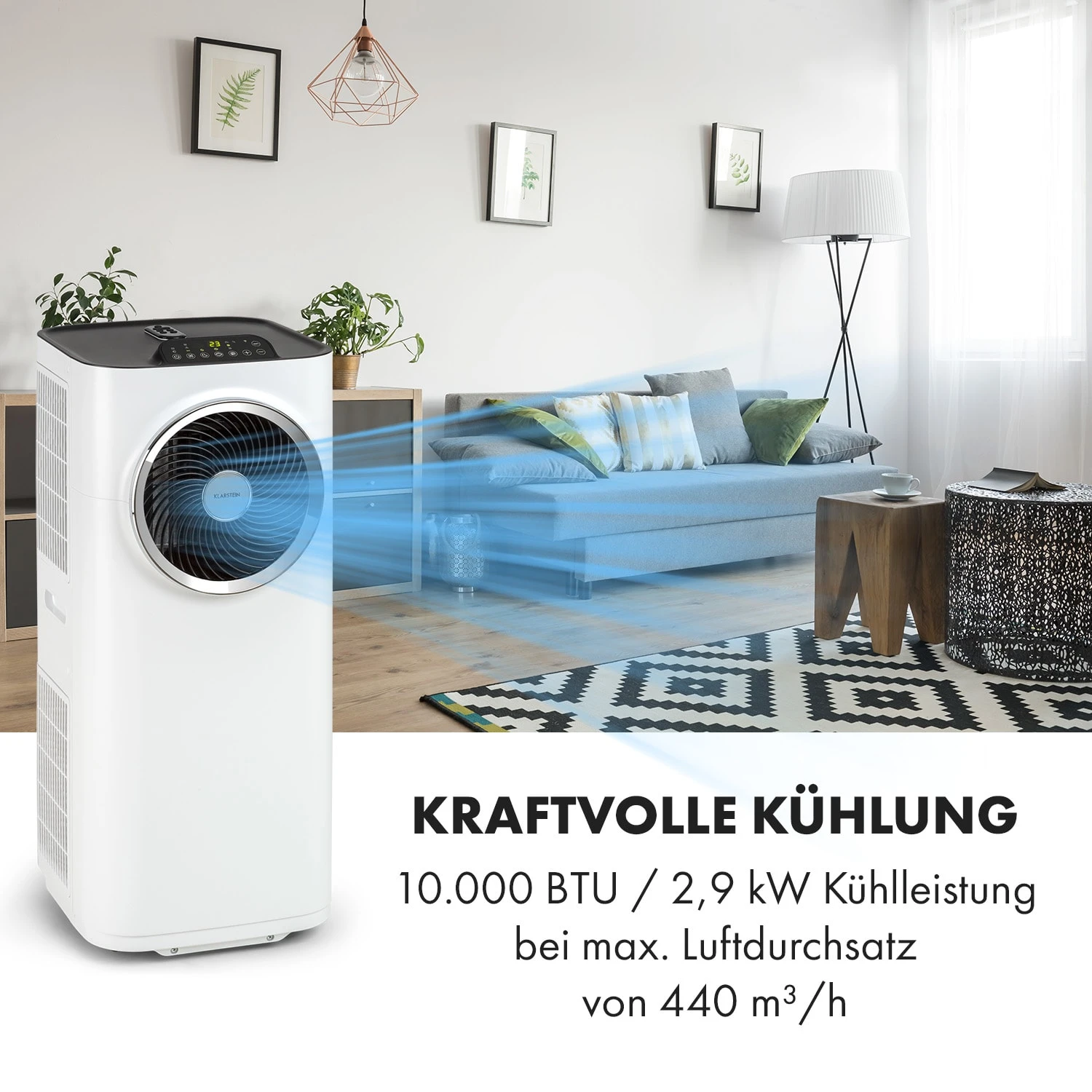 Kraftwerk Smart 10K Klimaanlage 3-in-1 10000 BTU App Fernbedienung 5 Kraftwerk Smart 10K Klimaanlage 3-in-1 10000 BTU App Fernbedienung – Bild 3
