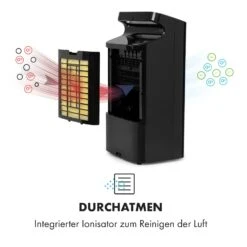 Coldplayer 4-in-1 Luftkühler 384 M³/h 68 W 10 Ltr Fernbedienung Mobil 18 Coldplayer 4-in-1 Luftkühler 384 M³/h 68 W 10 Ltr Fernbedienung Mobil -Klarstein 10034673 de 0008 logo