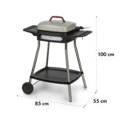 Gatsby Elektrogrill 2000W Antihaft-Grillfläche Seitentische -Klarstein 10034707 yy 0009 dimensions
