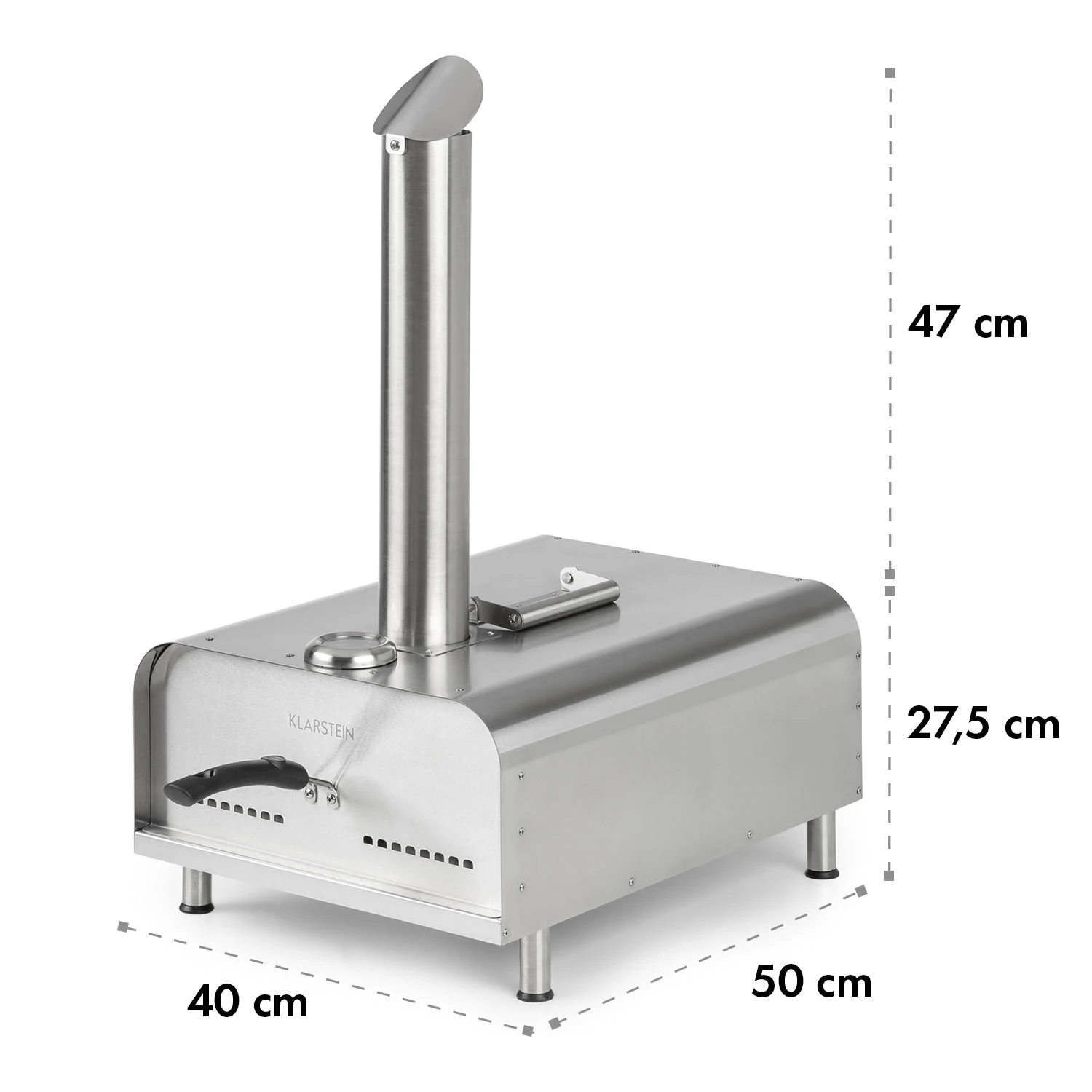 Diavolo Pizza-Pelletofen Inkl. Pizzastein Thermometer Edelstahl 9 Diavolo Pizza-Pelletofen Inkl. Pizzastein Thermometer Edelstahl – Bild 7