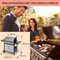 Tomahawk Gasgrill 4x3,6 KW + 2,7 KW Brenner 66x43,5 Cm Grill Edelstahl 15 Tomahawk Gasgrill 4x3,6 KW + 2,7 KW Brenner 66x43,5 Cm Grill Edelstahl -Klarstein 10034710 de 0006 usp