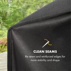 Tomahawk Wetterschutzhaube 600D Canvas 30/70% PE/PVC Schwarz 12 Tomahawk Wetterschutzhaube 600D Canvas 30/70% PE/PVC Schwarz -Klarstein 10034713 yy 0004 logo Klarstein Tomahawk Wetterschutzhaube 140cm