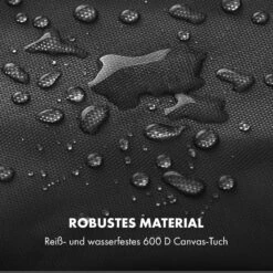 Tomahawk Wetterschutzhaube 600D Canvas 30/70% PE/PVC Schwarz 11 Tomahawk Wetterschutzhaube 600D Canvas 30/70% PE/PVC Schwarz -Klarstein 10034714 de 0003 logo