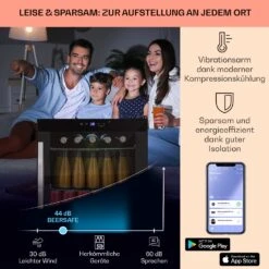 Coachella 50 Weinkühlschrank 47 Liter WiFi-Funktion Hintergrundbeleuchtung Edelstahl 11 Coachella 50 Weinkühlschrank 47 Liter WiFi-Funktion Hintergrundbeleuchtung Edelstahl -Klarstein 10034822 de 0003 logo