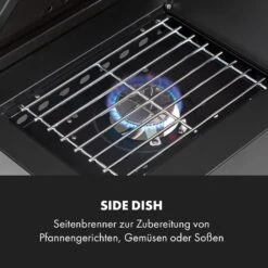 Valkyrie Gasgrill 3x3,2 + 2,9 KW Sichtfenster 54x42 Cm Grill Edelstahl 17 Valkyrie Gasgrill 3x3,2 + 2,9 KW Sichtfenster 54x42 Cm Grill Edelstahl -Klarstein 10034845 de 0006 logo