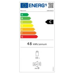 Beersafe M Onyx Kühlschrank 33 Liter 2 Böden Panoramaglastür 21 Beersafe M Onyx Kühlschrank 33 Liter 2 Böden Panoramaglastür -Klarstein 10034847 energy label