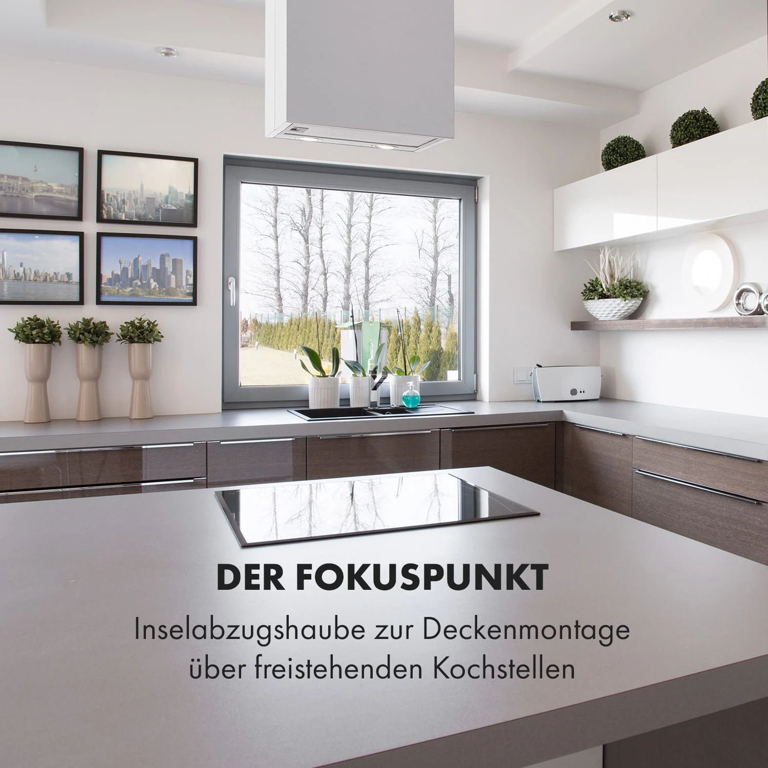 Structura Inselabzugshaube Abluft 641 M³/h Max. LED-Licht Edelstahl 7 Structura Inselabzugshaube Abluft 641 M³/h Max. LED-Licht Edelstahl – Bild 5