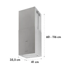 Structura Inselabzugshaube Abluft 641 M³/h Max. LED-Licht Edelstahl 20 Structura Inselabzugshaube Abluft 641 M³/h Max. LED-Licht Edelstahl -Klarstein 10034849 yy 0009 logo