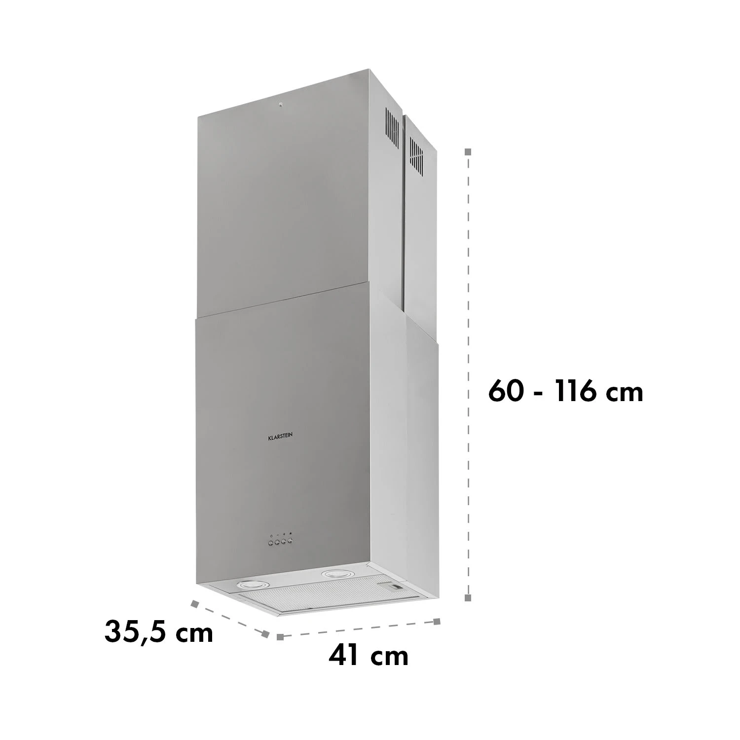 Structura Inselabzugshaube Abluft 641 M³/h Max. LED-Licht Edelstahl 11 Structura Inselabzugshaube Abluft 641 M³/h Max. LED-Licht Edelstahl – Bild 9