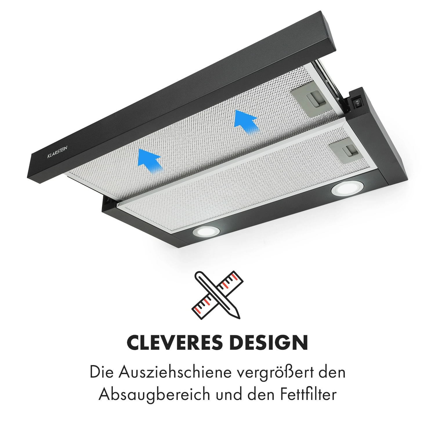 Viola Dunstabzugshaube Edelstahl 59,6 Cm 612m³/h EEK A Schwarz 8 Viola Dunstabzugshaube Edelstahl 59,6 Cm 612m³/h EEK A Schwarz – Bild 6