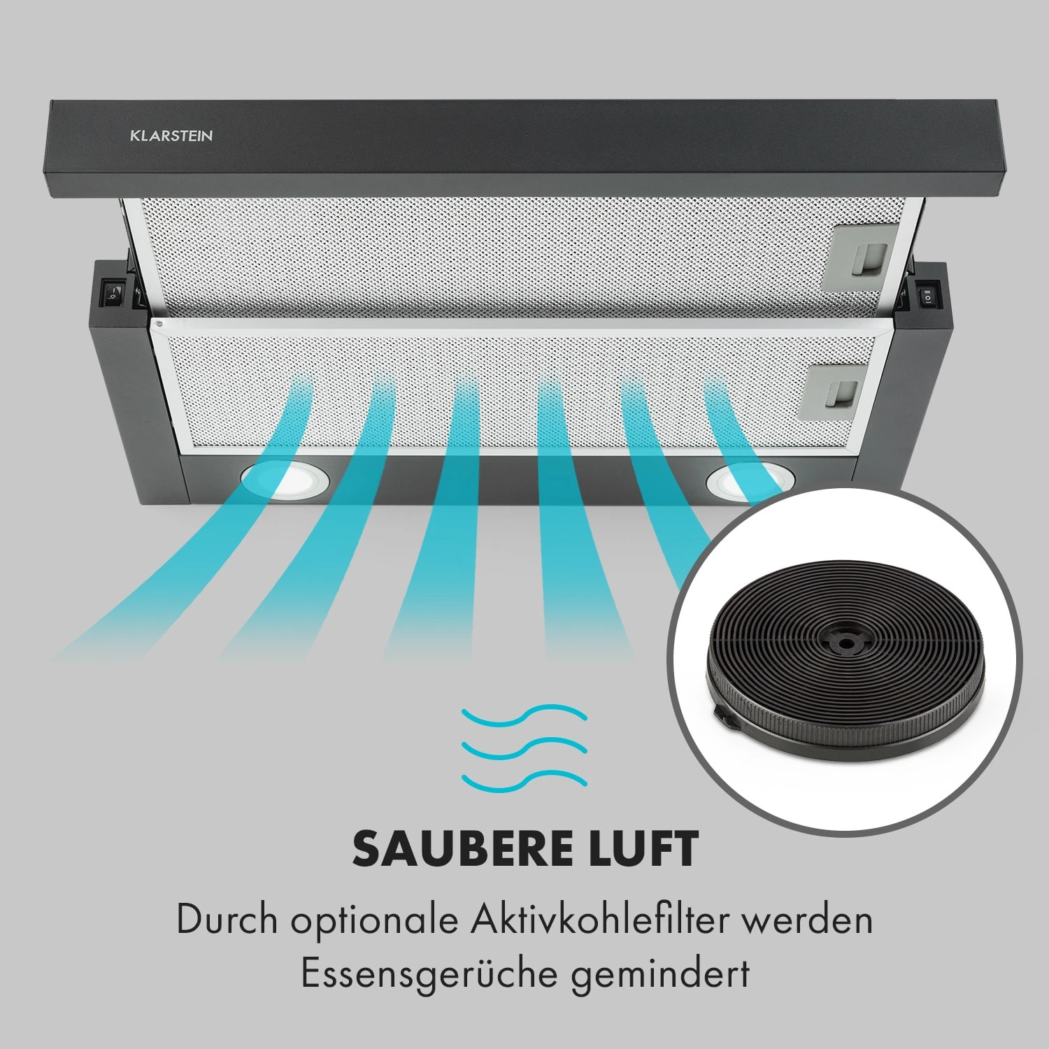 Viola Dunstabzugshaube Edelstahl 59,6 Cm 612m³/h EEK A Schwarz 9 Viola Dunstabzugshaube Edelstahl 59,6 Cm 612m³/h EEK A Schwarz – Bild 7