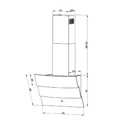 Antonia Dunstabzugshaube Kopffrei 60cm 350m³/h Touch-Bedienfeld Glas 22 Antonia Dunstabzugshaube Kopffrei 60cm 350m³/h Touch-Bedienfeld Glas -Klarstein 10034866 yy 0010 logo Klarstein Antonia Dunstabzugshaube 60cm schwarz
