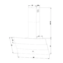 Antonia Dunstabzugshaube Kopffrei 90cm 350m³/h Touch-Bedienfeld Glas 22 Antonia Dunstabzugshaube Kopffrei 90cm 350m³/h Touch-Bedienfeld Glas -Klarstein 10034868 yy 0010 logo Klarstein Antonia Dunstabzugshaube 90cm schwarz