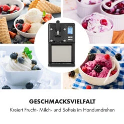 Sweet Sundae Eiscrememaschine Kompressor 1,5l Edelstahl Schwarz 15 Sweet Sundae Eiscrememaschine Kompressor 1,5l Edelstahl Schwarz -Klarstein 10034911 de 0004 logo