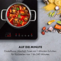 Cookio Kochfeld Induktion Freistehend 3500 W Bis 240 °C Glaskeramik 17 Cookio Kochfeld Induktion Freistehend 3500 W Bis 240 °C Glaskeramik -Klarstein 10034949 de 0007 logo