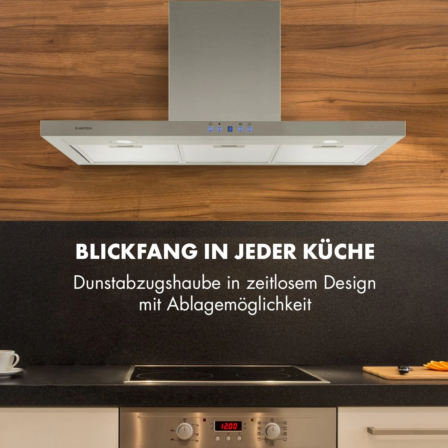 Limelight Dunstabzugshaube 90cm Wandhaube 600m³/h Edelstahl 4 Limelight Dunstabzugshaube 90cm Wandhaube 600m³/h Edelstahl – Bild 2