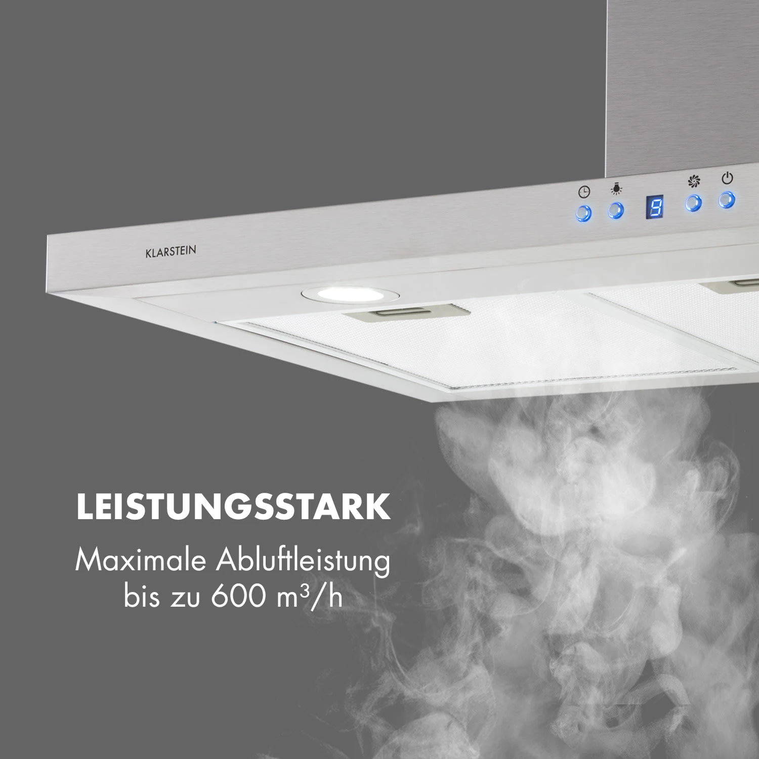 Limelight Dunstabzugshaube 90cm Wandhaube 600m³/h Edelstahl 5 Limelight Dunstabzugshaube 90cm Wandhaube 600m³/h Edelstahl – Bild 3