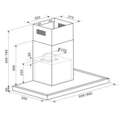 Limelight Dunstabzugshaube 90cm Wandhaube 600m³/h Edelstahl 20 Limelight Dunstabzugshaube 90cm Wandhaube 600m³/h Edelstahl -Klarstein 10034975 yy 0010 logo Klarstein Limelight Dunstabzugshaube 90cm silber