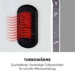 Baltrum Flow Elektroheizung Konvektor 2000 W Standgerät -Klarstein 10035034 de 0004 logo