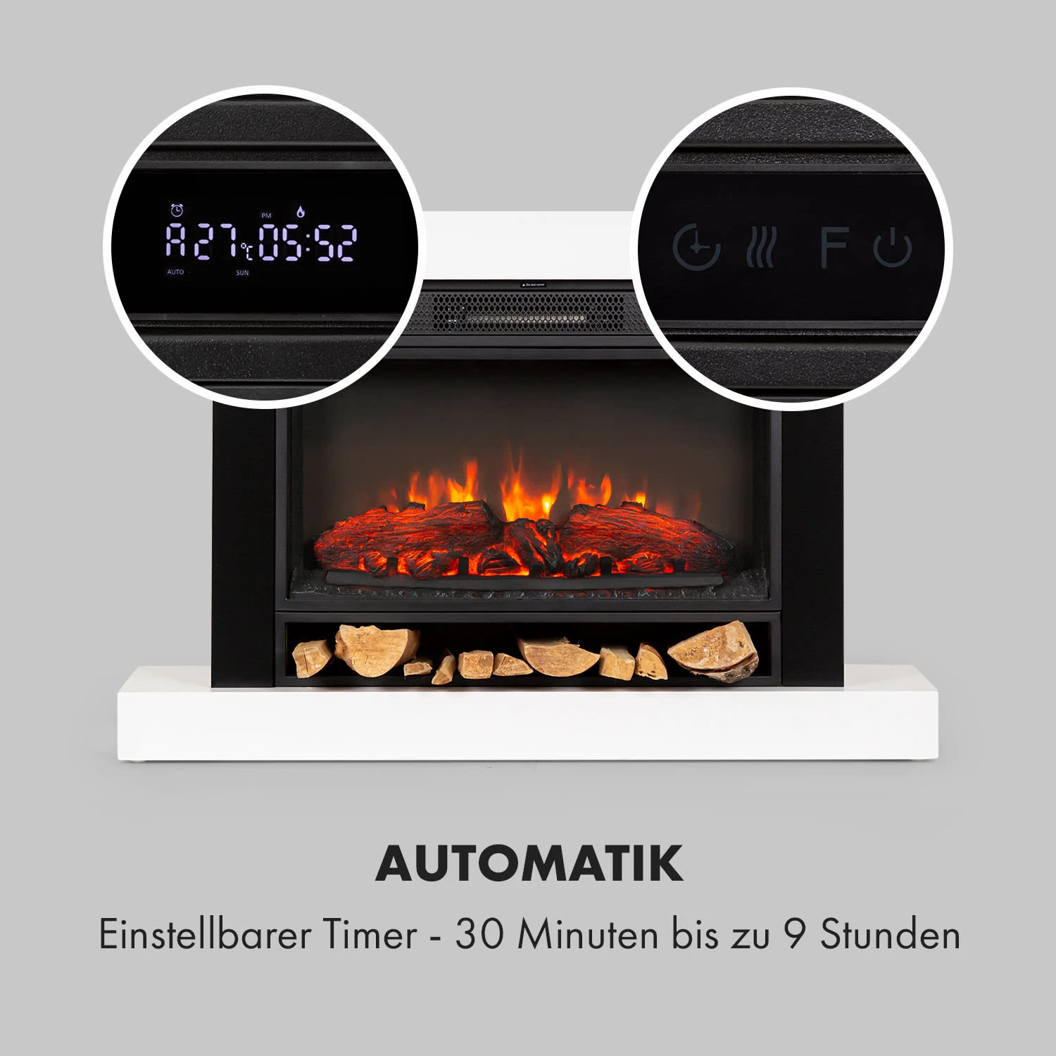 Vulsini Hideaway Elektrokamin 1900 W LED-Technik Fernbedienung 5 Vulsini Hideaway Elektrokamin 1900 W LED-Technik Fernbedienung – Bild 3