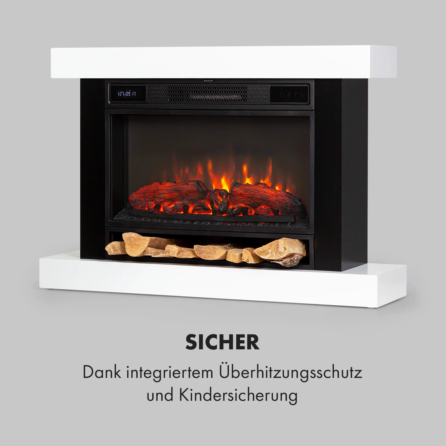 Vulsini Hideaway Elektrokamin 1900 W LED-Technik Fernbedienung 11 Vulsini Hideaway Elektrokamin 1900 W LED-Technik Fernbedienung – Bild 9