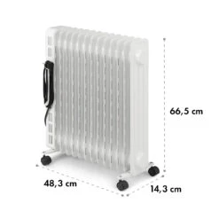 Thermaxx Heatstream Ölradiator 2500W 5-35 °C 24h-Timer -Klarstein 10035055 yy 0010 logo Klarstein Thermaxx Heatstream Oelradiator Weiss