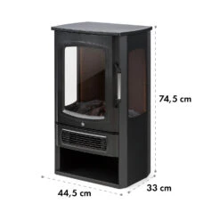 Bormio Panorama Elektrischer Kamin 1000/2000W Thermostat -Klarstein 10035057 yy 0010 logo Klarstein Bormio Panorama Elektrischer Kamin B