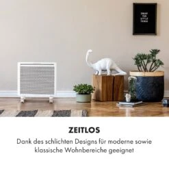 Klarstein Hot Spot Slimcurve Double Wave 2-in-1 Heizgerät 1000W Wochentimer Weiß -Klarstein 10035059 de 0003 logo